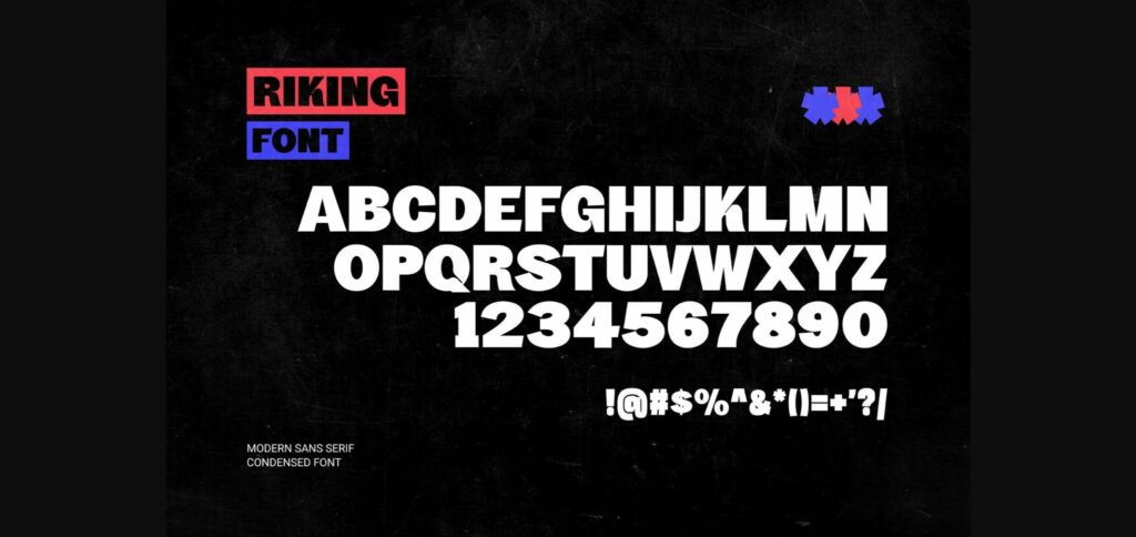 Riking Font Poster 5