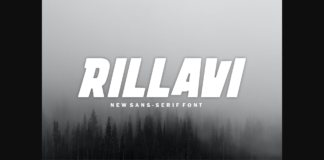 Rillavi Font Poster 1