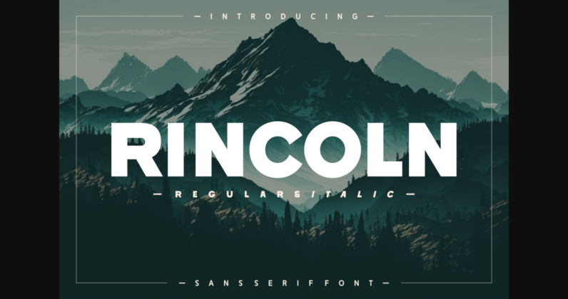 Rincoln Font Poster 3