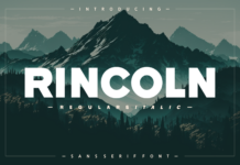 Rincoln Font Poster 1
