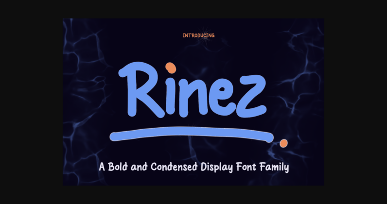 Rinez Font Poster 3