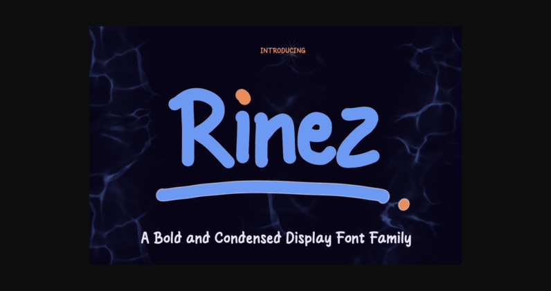 Rinez Font Poster 1