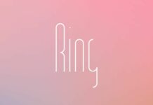 Ring Legs Font Poster 1