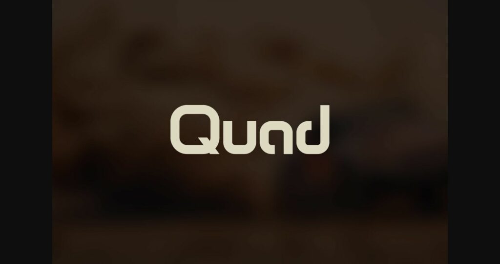 Ring Quad Font Poster 4