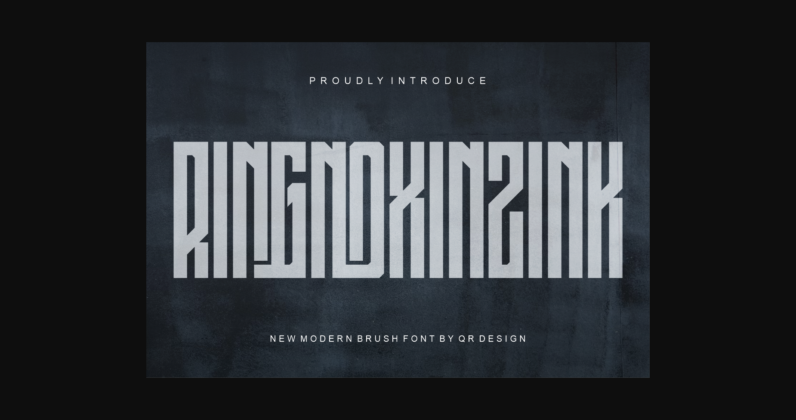 Ringnoxinzink Font Poster 3