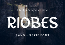 Riobes Font Poster 1