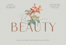 Rise of Beauty Duo Font Poster 1
