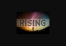 Rising Font Poster 1