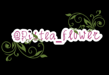 Ristea Flower Font Poster 1