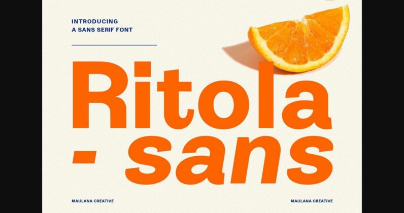 Ritola Sans Font Poster 3