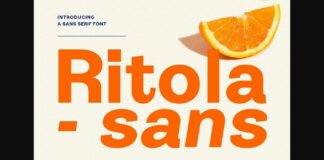 Ritola Sans Font Poster 1