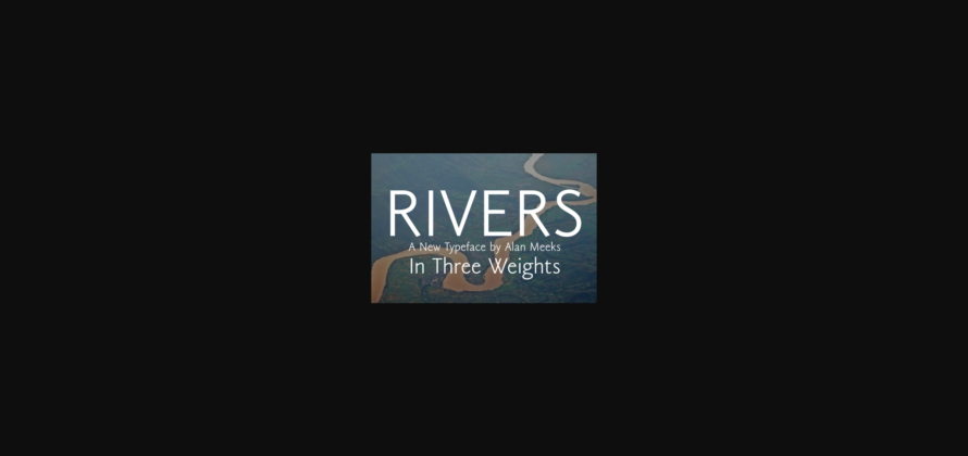 Rivers Sans Font Poster 3
