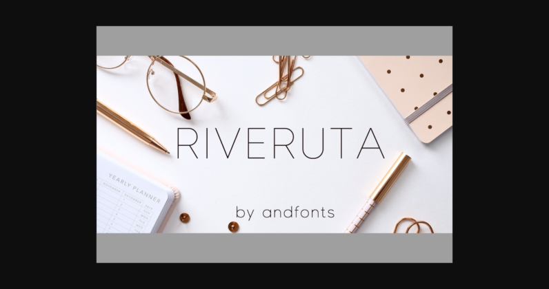 Riveruta Font Poster 3