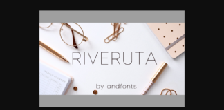 Riveruta Font Poster 1