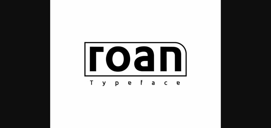 Roan Font Poster 1