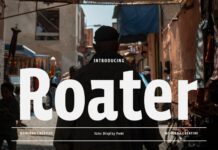 Roater Font Poster 1