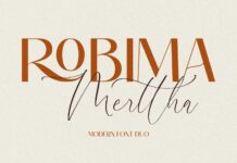 Robima Merttha Duo Font Poster 1