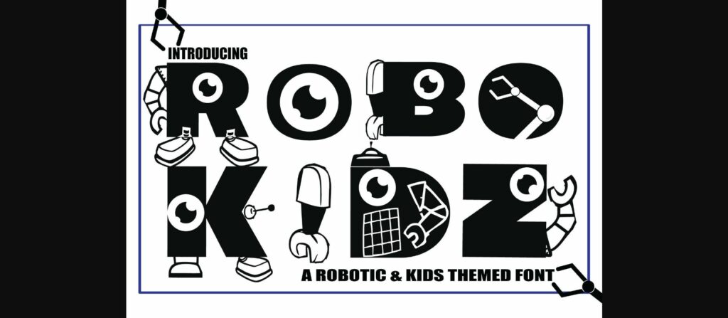 Robokidz Font Poster 3