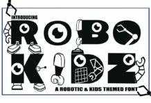 Robokidz Font Poster 1