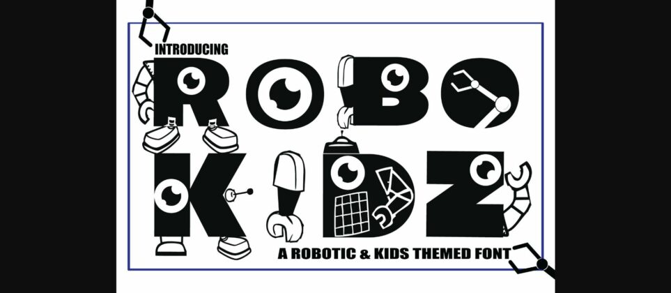 Robokidz Font Poster 1