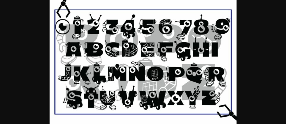 Robokidz Font Poster 4