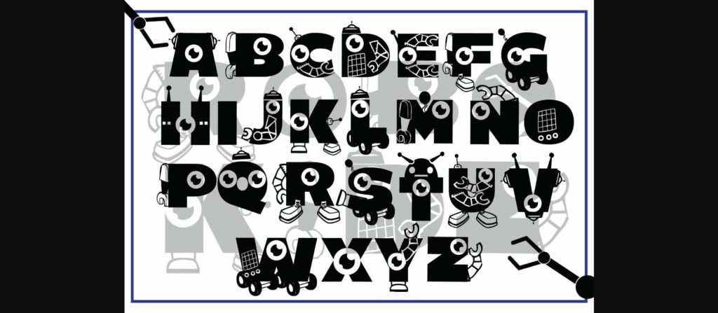 Robokidz Font Poster 5