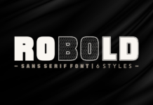 Robold Font Poster 1