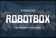 Robotbox Font Robotbox Font Poster 1