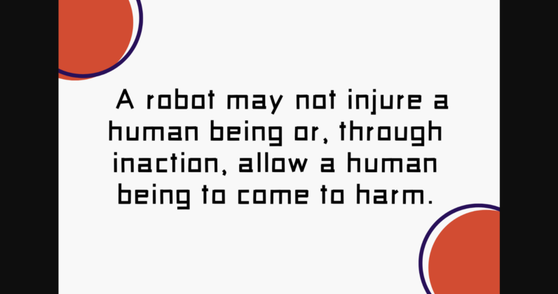 Robotics Font Poster 6