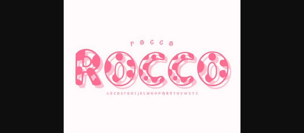 Rocco Font Poster 3