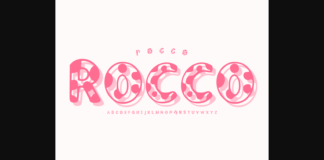 Rocco Font Poster 1
