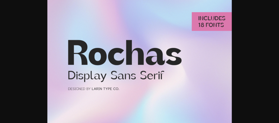 Rochas Font Poster 3