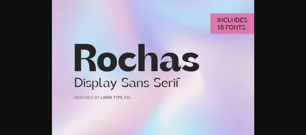 Rochas Font Poster 1