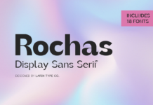 Rochas Font Poster 1
