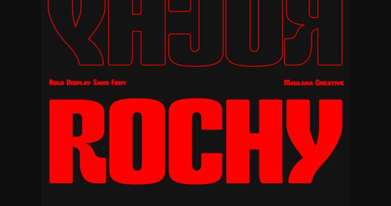 Rochy Font Poster 3