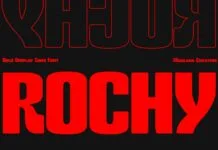 Rochy Font Poster 1