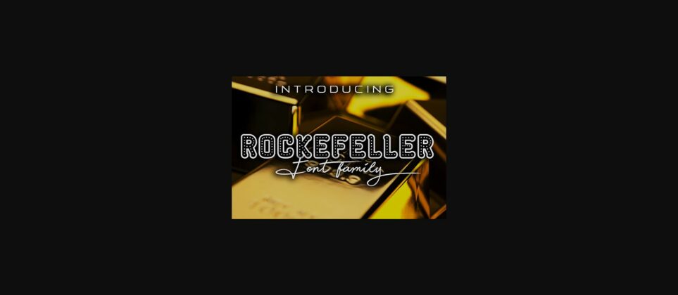 Rockefeller Family Font Poster 3