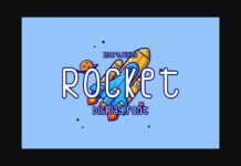 Rocket Font Poster 1