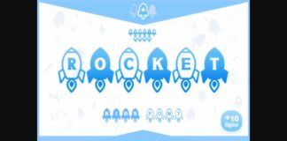 Rocket Font Poster 1