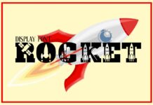 Rocket Font Poster 1