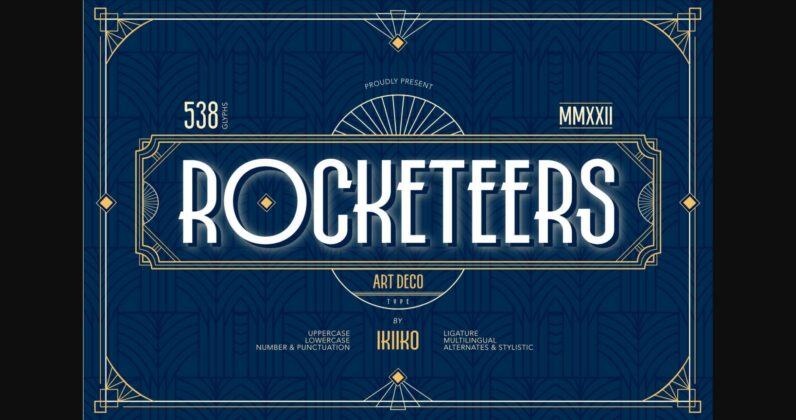 Rocketeers Font Poster 3