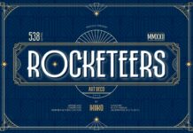 Rocketeers Font Poster 1