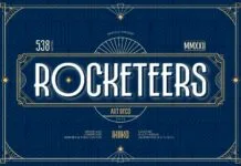 Rocketeers Font Poster 1