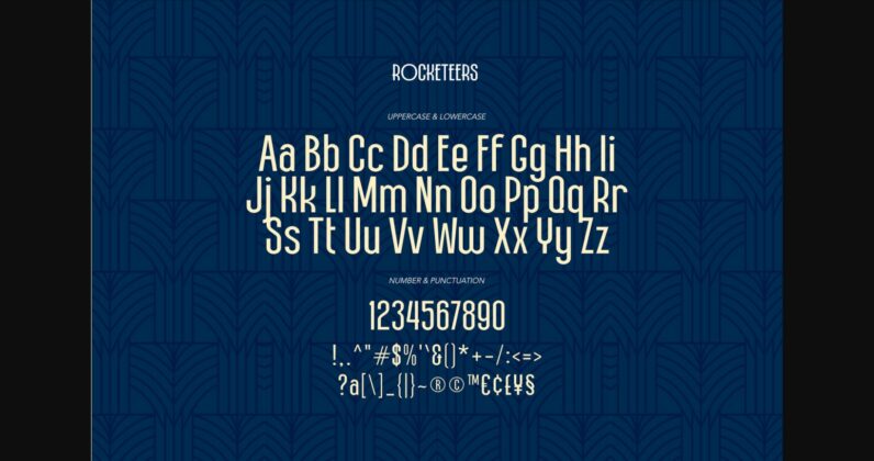 Rocketeers Font Poster 8