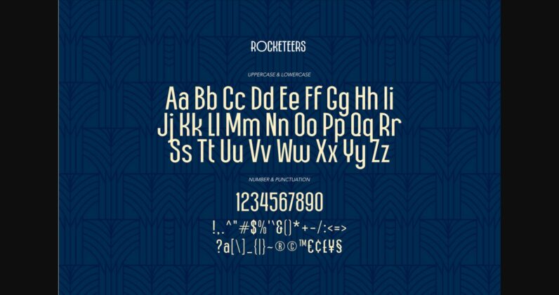 Rocketeers Font Poster 8