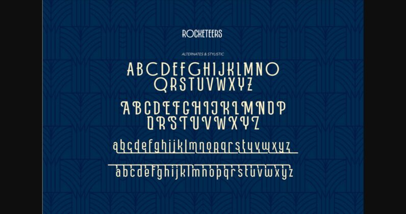 Rocketeers Font Poster 9