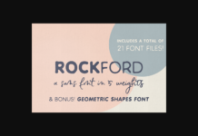 Rockford Font Poster 1