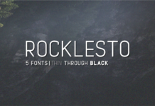 Rocklesto Family Font Poster 1