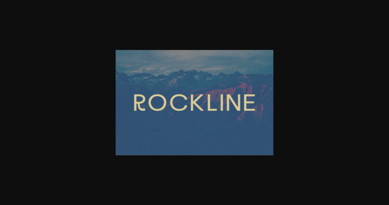 Rockline Font Poster 3