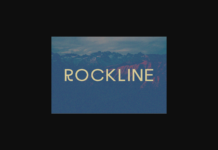 Rockline Font Poster 1